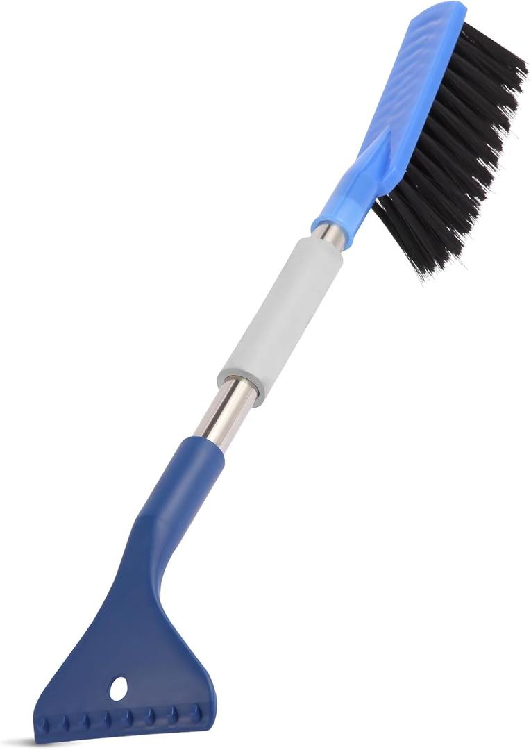 CTEWRT Ice Scraper and Snow Brush for Car Windshield, Detachable Snow Scrapers, Portable Car Scraper Snow Brush with Ergonomic Foam Grip for Cars, Trucks, SUVs