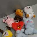 BTS Bt21 Pack of 6 Stuffed Toys - Adorable Plushies for Fans of All Ages - Complete Collectible Set Featuring Your Favorite Members
