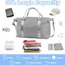 Weekender Duffel Bags for Women， Travel Totes Bag for Airplane Essentials, Overnight Bags for Women with Trolley Sleeve, Large Carry On Hospital Bag for Labor and Delivery, Sport, Gym