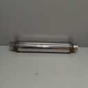 2.5" Inlet/Outlet Exhaust Muffler 2 1/2" Resonator Muffler 3.5" Round 18" Body Length 22" Overall Length Stainless Moderate Sound Universal Exhaust Resonator (Pack of 1)