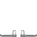 JY PERFORMANCE Boat Trailer Guide-ons, 40"/48" Adjustable, 2PCS Rustproof Electro-Galvanized Steel Trailer Guide ons, Trailer Guides with Black PVC Pipes, for Ski Boat, Fishing Boat, Sailboat Trailer