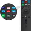 Universal Replacement Remote XRT260 for All Vizio Smart TVs with Shortcut Buttons Disney, Netflix, Video, Hulu, XUMO, VEDU, iHeart Radio and More.