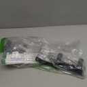 VAEHOLD Black Hat and Coat Wall Mount Rack 5 Hooks for Robes, Bags, Keys, and Towels Bathroom Towel Hanger Organizer