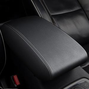 AOMSAZTO Console Covers for 2016-2021 Hyundai Tucson Armrest Covers for Hyundai Tucson Black with Black Stiches