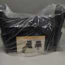 Dog Steps for Car, Truck and SUV - Foldable Pet Stairs for Large Dogs with Non-Slip Rug Surface, Lightweight Dog Ramp Holds Up to 250lbs, 5 Steps (Black Metal Fram, 5 Steps)