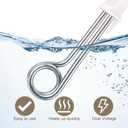 Travel Camping Accessories Tea Immersion Heater - Portable Immersion Water Heater 300W Dual Voltage 120/240V