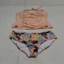 Eomenie Womens Halter Tankini Bathing Suit Ruched Tummy Control Two Piece Swimsuit with Bottom 2XL