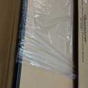 Board2by Bulletin Board 48 x 36, Black Aluminium Framed 4x3 Corkboard , Large Wall Mounted Notice Board with 18 Push Pins for School, Home & Office