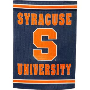 Evergreen Flag,Embossed Suede Flag, Garden Size, Syracuse,12.5x0.2x18 Inches