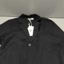 GRACE KARIN Women Short Sweater Blazer Business Casual Long Sleeve Classic Blazer Jacket with Button Black XL