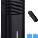 FANCOLE Windowless Portable Air Conditioners with 4Modes & 3Speeds, 15H Timer for Smart Auto-off, 2Gal Tank for 20H Cooling, Evaporative Air Cooler 17 FT Remote, 120 Swing Swamp Cooler No Hose Needed