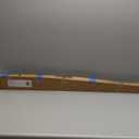 Ivilon Drapery Window Curtain Rod - End Cap Style Design 1 Inch Pole. 72 to 144 Inch Color Warm Gold