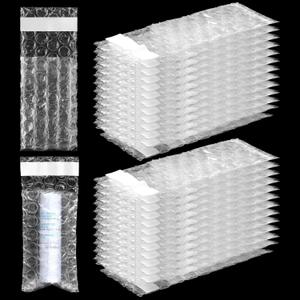Frienda 300 Pcs Clear Self Sealing Bubble Cushion Bags Double Wall Bubble Pouch Bag Plastic Shockproof Protective Packing for Small Business Moving Shipping Packaging Storage(2" x 3.15")