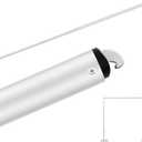 Zonon 1 Pcs 4-7ft Double Layer Adjustable Crossbar and Hangers for Use with Pipe and Drape Kit Pipe and Drape Crossbar for Backdrop Stand, Background Curtain and Wedding Decor