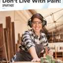 Sparthos Back Brace for Lower Back Pain - SIZE X-LARGE: Fits 52"-59" Waist (Measure at Navel - See Sizing Chart)  Relief from Sciatica, Herniated Disc - Support Belt with Lumbar Pad - Men & Women (Black)