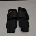 Weight Lifting Hooks, Non-Slip Rubber Coated Grips, 7mm Neoprene Wrist Support Padding, Power Lifting Barbell Rows Dead Lifts Chin Pull Up Fitness Strength Training Straps Gym Workout Straps (Black)