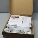 Pooqla 3FT Marquee Light Up Letters, Cool White and Warm White LED Big Mosaic Marquee Letters 3 Feet, Giant Letter Sign for Balloons Birthday Anniversary Wedding Party Decoration, LED D