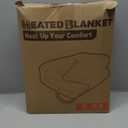 Eydna Electric Heated Blanket Full Size 72"84" with 9 Heating Levels & 1-10Hs Auto OffDouble Sided Plush Sherpa, Energy Efficient, Machine Washable, for Couch & Bed, Light Pink