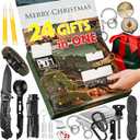 VEITORLD Gifts for Him Men Husband Dad Valentines Day - Survival Gear and Equipment 12 in 1, Survival Kits - Cool Fishing Hunting Camping Anniversary Birthday Gift for Man Teen Boy Boyfriend Women