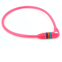 Motorcycle Bike Bike Locks Spiral Cable Combination Lock 85cm U-Locks Long Pink