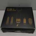 5 in 1 Blow Dryer Brush Ionic Hot Air Styler Hair Dryer Brush Blow Dryer Set Air Curling Wrap Style (Black)