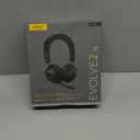 Jabra Evolve2 75 PC Wireless Headset with 8-Microphone Technology - Dual Foam Stereo Headphones with Adjustable Advanced Active Noise Cancelling, USB-A Bluetooth Adapter and UC Compatibility - Black