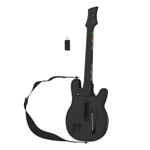 JOYTORN Wireless Guitar Controller Compatible with Xbox Series X/S, Xbox One,PC, Guitar with RGB Lighting & Strap,Supports for Rock Band 4, Fortnite Festival  Black