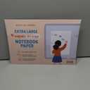 Extra Large Magnetic Notebook Paper for Whiteboard - Dual-Magnet Design for Smooth Writing - Wrinkle-Free Flat Shipping - Ghosting-Free Markers - Perfect for Classroom & Homeschool
