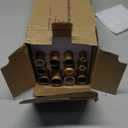 TONIAL1 Inch Double Curtain Rods for Windows 48 to 84 Inches, Heavy Duty Decorative Drapery Rod 32 to 86 Inches with Classic Cap Finial, Gold