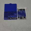 Upgrade Version Magnetic Eye Glass Repairing Kit, Eyeglass Repair Tool Kit with Compact Screw Box Include Nose Pads, Precision Screwdriver Set, Screws, Tweezer for Eyeglass, Sunglass, Spectacles Watch