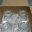 Glass Mugs, 4 Pack 15 Oz Clear Large Mugs With Handles for Hot and Cold Drinks, Perfect for Coffee, Latte, Cappuccinos, Tea and More