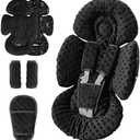 Generic Infant Car Seat Insert Compatible with Mamaroo Swing & Graco Swing and Infant Car Seat, Newborn Insert Baby Head Body Support, Reversible Design, Breathable Soft Fabric, 1Pcs - Dot, Black