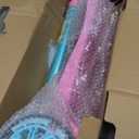 3 Wheel Scooter for Kids Ages 6-12,Kids Scooter with Light Up Wheels, Sturdy Deck Design, and 4 Height Adjustable Suitable for Kids Ages 3-12 (Pink)