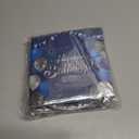 40th Birthday Decorations for Men,61Pcs Blue Silver 40th Birthday Decorations Tableware Include Happy 40th Birthday Plates and Napkins,Tablecloth,Forks for Men 40th Birthday Party Supplies,Serve 20
