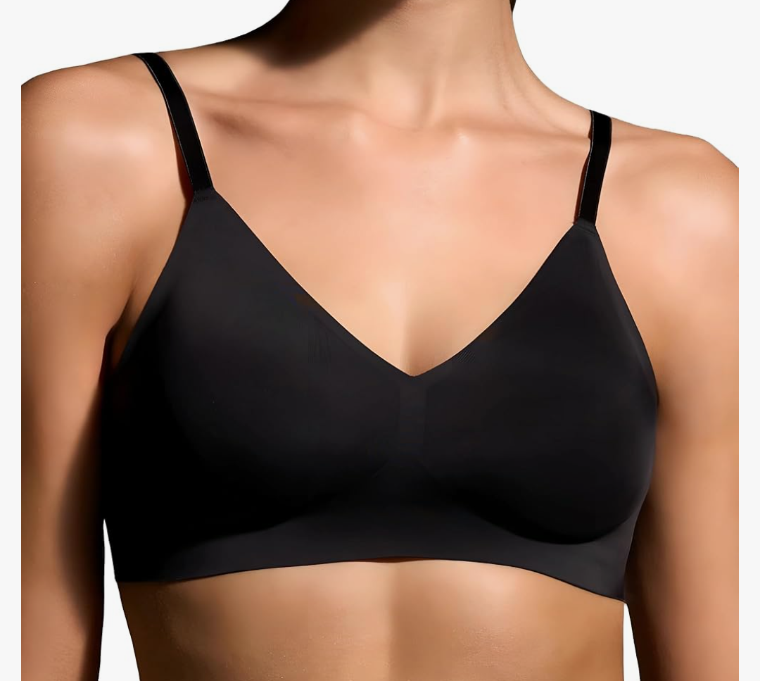 EBY Relief Bra Bras for Women, Seamless and Wireless with Adjustable Straps, Size XL