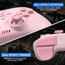 Wireless Gaming Controller for iPhone/iPad/iOS/Android/Tablet/Windows PC/Switch 2, Bluetooth Mobile Phone Gamepad with Hall Joysticks/Hall Triggers/RGB Lights/Vibration/Six-Axis Gyro/Xbox Cloud Game