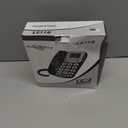 Corded Big Button Telephone for Elderly Caller ID Landline Phones for Seniors Amplified Telefonos Home Phone for Old People with Speaker and Easy to Read Numbers