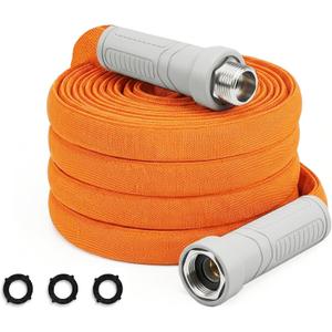 Garden Hose 100FT, All-Weather Durable Water Hose with Leak-Proof Connectors, Tangle-Resistant Flexible Design, Easy Storage and Coiling, Multi-Purpose for Gardening and Outdoor Use.