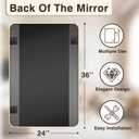 Bathroom Vanity Mirror for Wall, 2-Pack 36"x24" Wall Mounted Bathroom Mirror for Over Sink with Sturdy Metal Frame, Vertical or Horizontal, Living Room, Bedroom, Entryway(Gold)