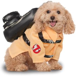 Ghostbusters: Ghostbusters Pet Costume for For Dogs or Cats by Rubies, XL (Extra Large, Yellow)