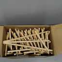 BBTO 30 Pack 12 x 6 Inch Tall Wood Easels for Painting Wooden Easels Bulk Small Art Craft Painting Easel Stand Tabletop Display Triangle Easel Art Craft Tripod for Artist Adults Student Birthday Party