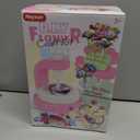 HAYXUN Flower Crafts for Kids Ages 4+, DIY Arts and Crafts for Kid Girl Toys, Hands-On Educational Toy, Reusable Art Toy for Creativity, Learning & Gifting, Birthday Gifts for Toddler Girls (Red)