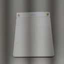 RUSSELL+HAZEL Acrylic Drafters Tablet, Acrylic Tablet Pad, Desk Accessory, 6.375 W x 8.4375" H, Clear Acrylic Pad with Gold Details and White Refillable Paper (55748)