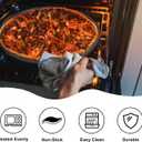 AKOLAFE 6 Pack 12 Inch Pizza Pan for Oven Round Pizza Pan with Holes Large Pizza Tray Set Carbon Steel Non Stick Pizza Plates Perforated Pizza Baking Sheet Personal Metal Platter for Grilling, Cooking