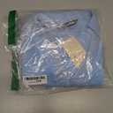 Dokotoo Women‘s Summer Shirts Casual Short Sleeve 1/4 Button Solid Collar Neck Curved Hem Pullover Sweatshirts Tops (Size S, Sky Blue)