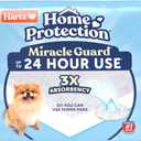 New! Hartz Home Protection Miracle Guard USA Made Dog Pads, Regular Size 25 Count, 3X Absorbency & 3X Longer use, Won't Leak and Odor Eliminating (Regular (25 Count))