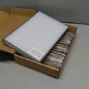 8.5x11 Picture Frame Black Acrylic Sign Holder Double-Sided Display Stand for Wedding Signs Table Numbers Menu Holders Pack of 6