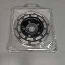 100/125/150/180/230mm Double Row Diamond Segment Grinding Wheel Cup Disc Grinder Concrete Granite Stone Cut .sw (Black)