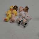 12 Pcs Mini Stuffed Farm Animals Bulk 4 Inch Farm Animals Plush Toys Plush Cute Horse Cow Duck Chick Pig Sheep for Birthday Home Decor Easter Basket Stuffers Student Awards