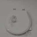 Toilet Seat Round Soft Close16.5'', Toilet Lid Slow Close Quiet No Slam, Easy Installation & ReleaseSafe PP Material Easy Clean, Comfortable Ergonomic Design, 2 Years Support, White Plastic